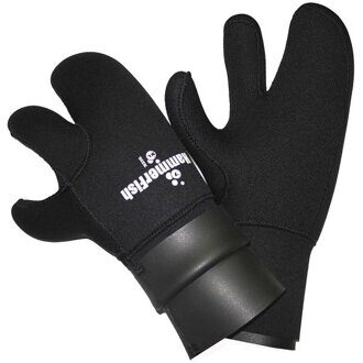 Перчатки Hammerfish AQUASTRETCH 7 мм, трехпалые, сухие