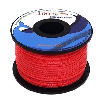Линь DYNEEMA DP Red 1.3 мм. (260 кг) 1 метр