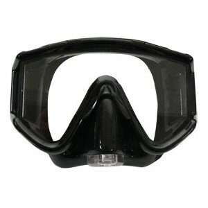 Маска Akvilon Maxima-3 DRY с клапаном черный силикон, Black