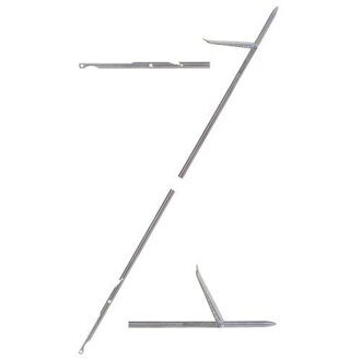Гарпун d6.5мм х 100 см из 17-4PH с пропиленными зацепами